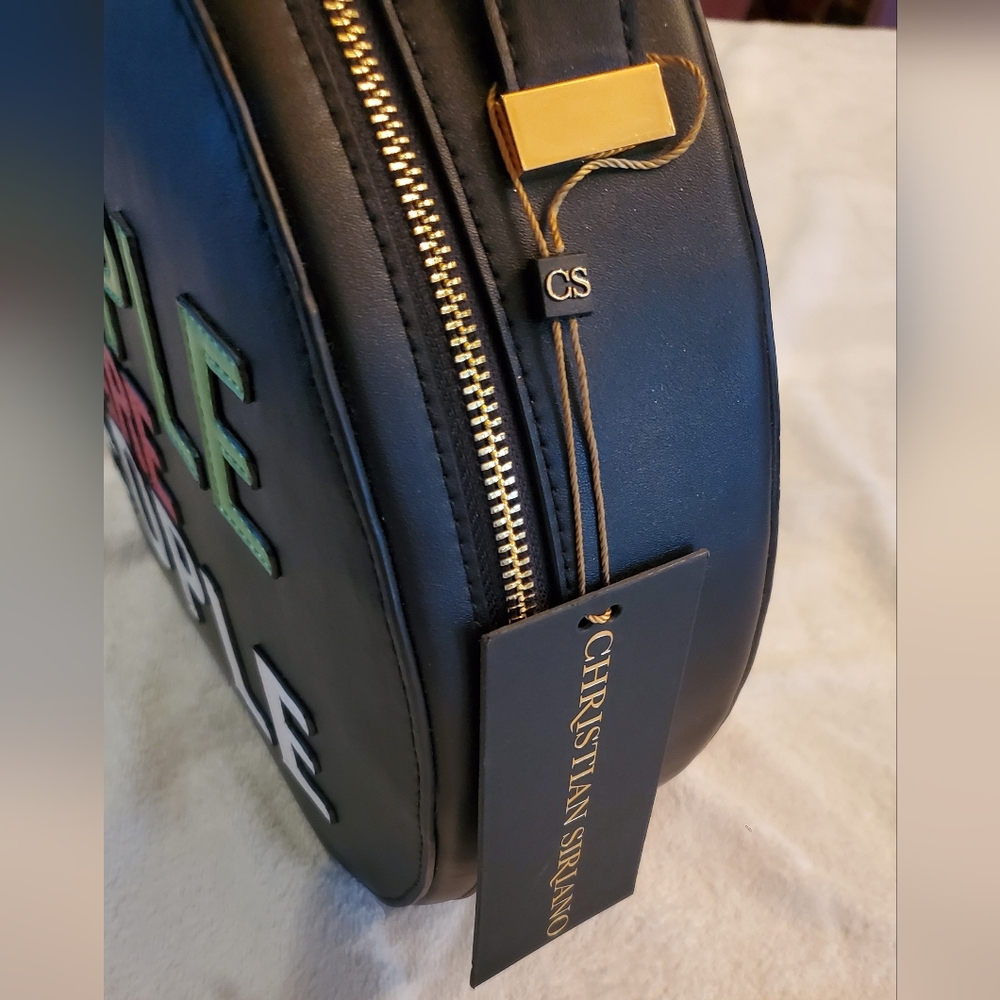NWT-CRISTIAN SIRIANO "PEOPLE ARE PEOPLE-shoulder bag -leather"Limited Edition" - Picture 5 of 13